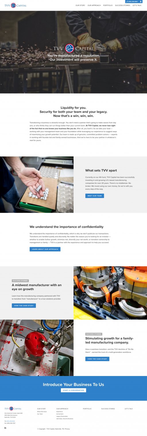 TVV Capital home page TVV Capital home page